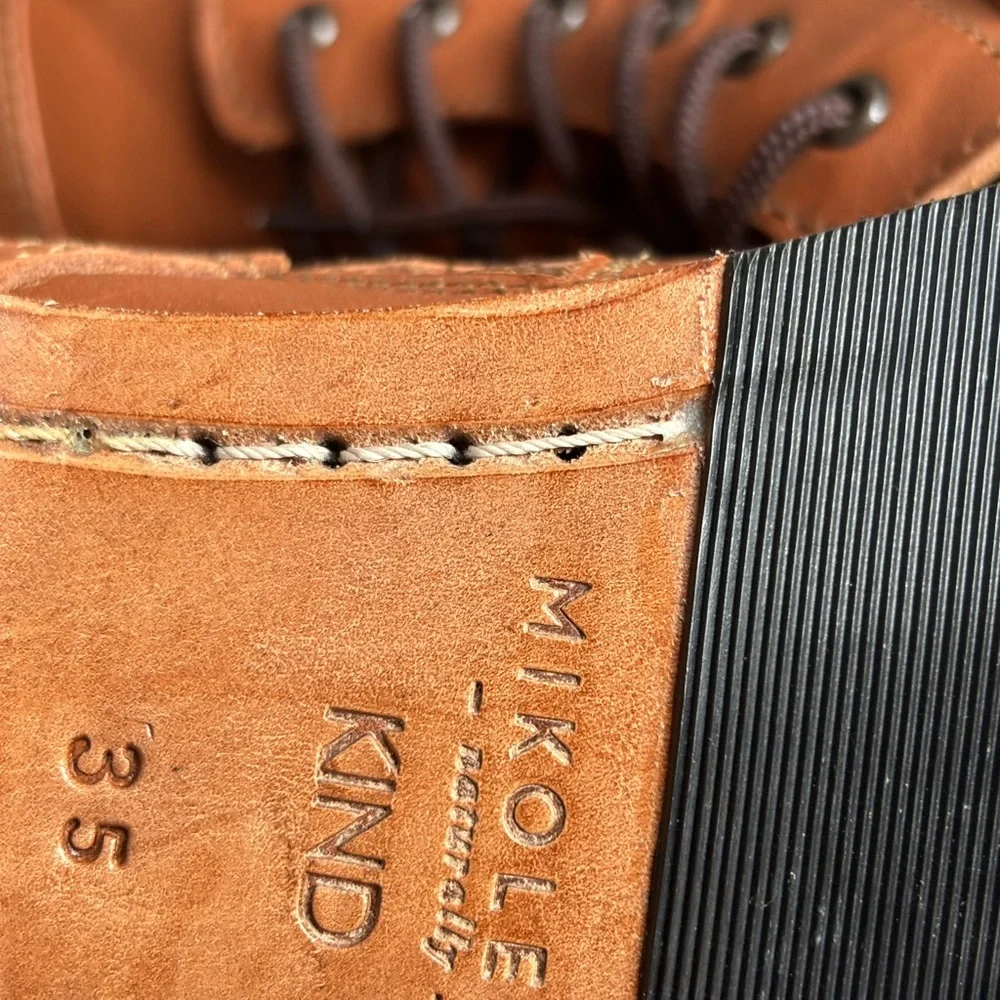 Mikoleon | Heirloom Luxe Classic Artisan Made Leather Big Kids Boots